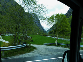 View on way