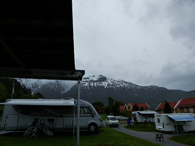 looking out from our awning