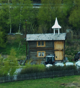 barn with belltower