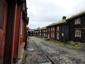 Wooden cottages