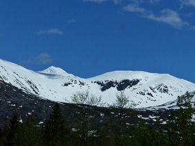 Mountains looming