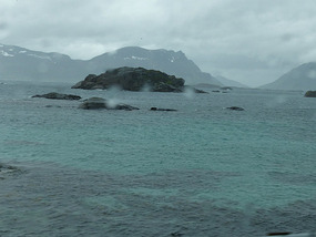 View in the rain