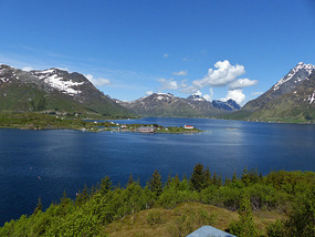 View from overnight stop-prev day