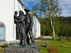 Miners statue