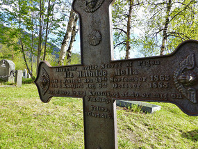 Old cast iron cross