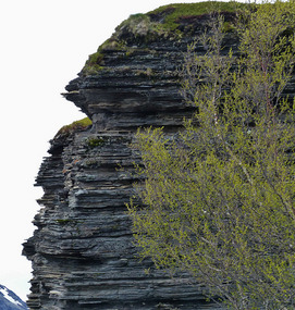 Unusual rock strata