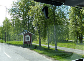 Cute bus stop