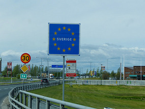 Into Sweden at Tornio/Haparanda