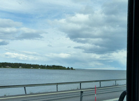 Out to sea