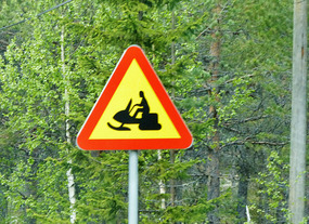 Unusual road sign/