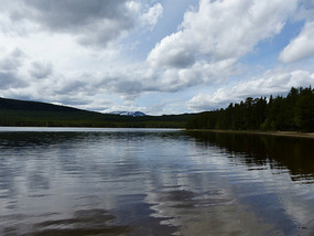 lake and snow