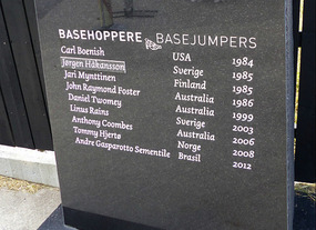 Trollveggen memorial