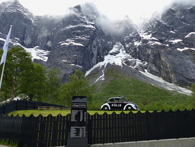 Trollveggen wall & memorial