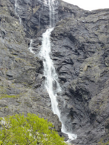 Waterfall to left