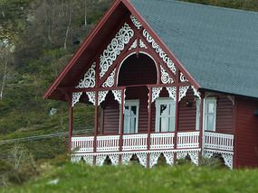 pretty detail on house