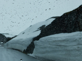 snow by road
