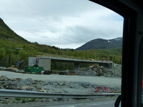 Bridge under construction