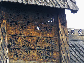 Detail- Borgrund Stavkirke