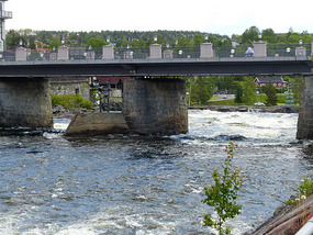 Bridge from river