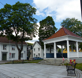 Buildings around church-Kongsberg