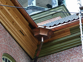 Copper gutters