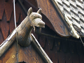Detail- heddal 