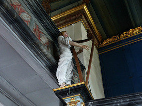 Detail above altar