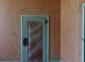 Faux - outside royal box marble