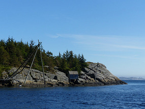 Fishing shacks