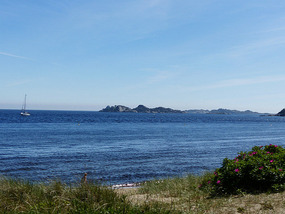 From the beach