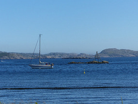 Out to sea