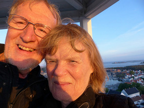 Us in sunset