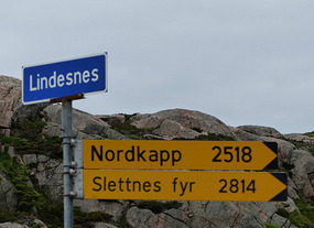 Along way from Nordkapp