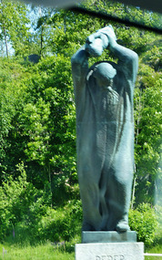 Strange statue