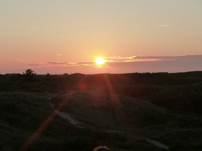 Cloudy sunset