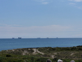 Ships off Skagen