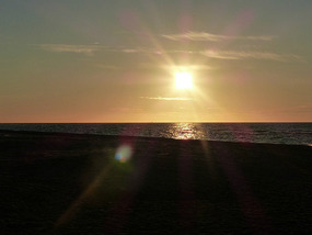 Sun going down