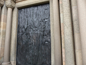 bronze doors