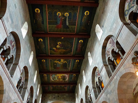 painted ceiling