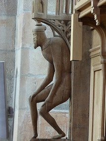 Ribe- old carving
