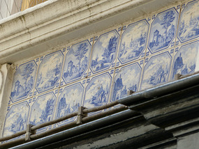Tiles on old house