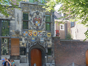 Door of waterboard building