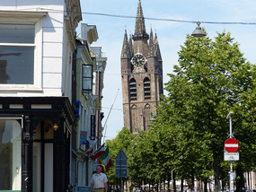 Leaning tower of Delft