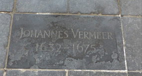 Marks spot where Vermeer buried in family tomb  