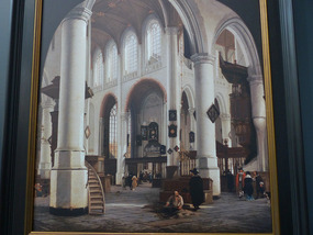 Painting of church in 17th C