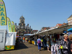 market day in Delft