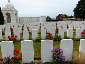 Showing memorial wall
