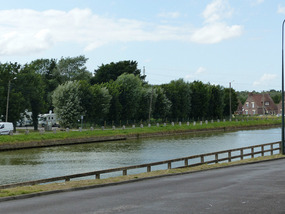 Aire from across canal-Watten