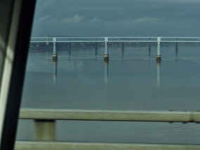 Crossing the Dordogne at Bordeaux