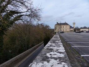 Chateau at Couhe from Aire